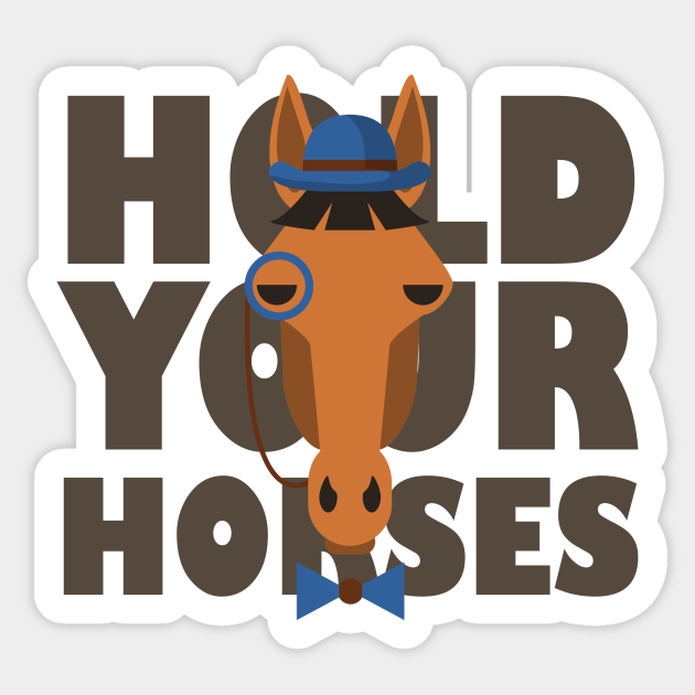 funny horse stickers